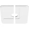 Ekena Millwork Lucan Architectural Grde PVC Contemporary Ceiling Medallion, Two Piece, 16"OD x 3"ID x 5 1/2"C x 1"P CMP16LN2-03000 - alternate 4